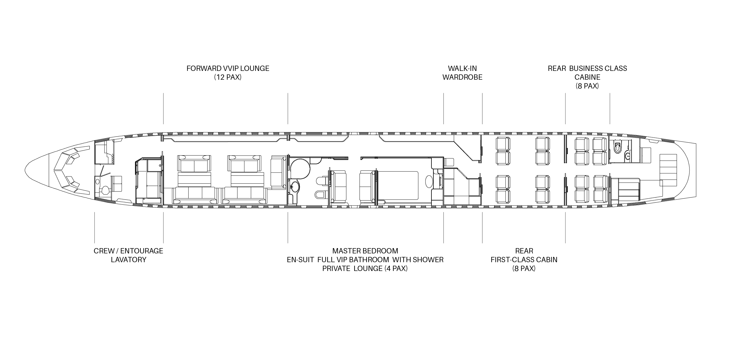 Boeing 737-800 Freighter floor plan