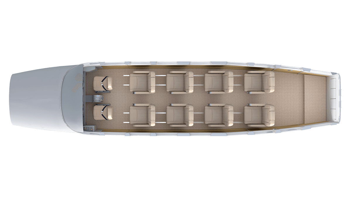 Cessna Grand Caravan 208 floor plan