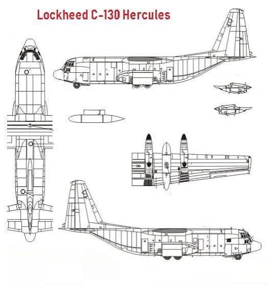C-130 Hercules floor plan